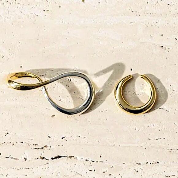 Sterling Silver Geometric Ring, Versatile, Creative, Design, Unique, Tre… - Picture 5 of 13